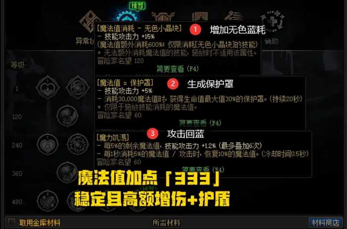 DNF：“天赋树”提前预览！5种加点推荐，觉醒绑定终于解除了