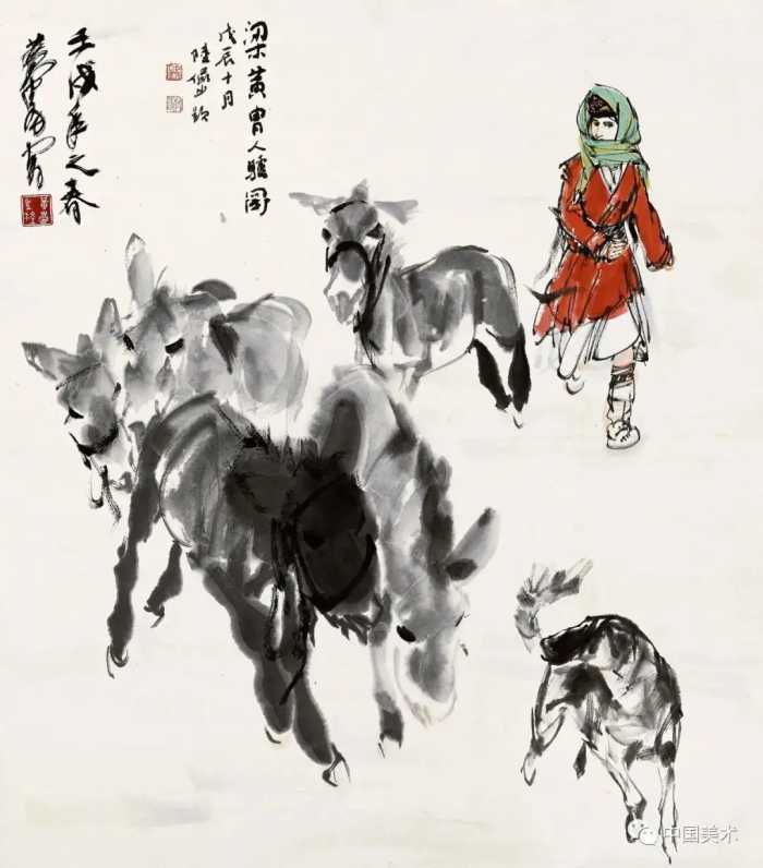 黄胄画驴（高清50幅）