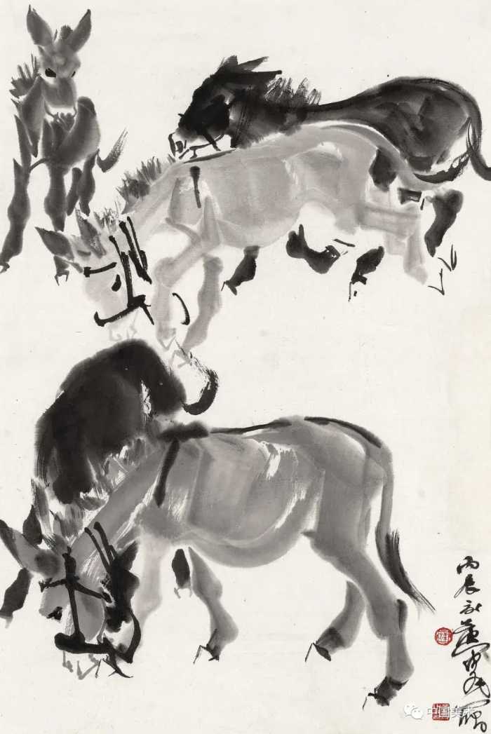 黄胄画驴（高清50幅）